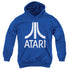 ATARI/ATARI LOGO - YOUTH PULLOVER HOODIE - ROYAL BLUE