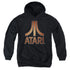 ATARI/CLASSIC WOOD EMBLEM - YOUTH PULLOVER HOODIE - BLACK