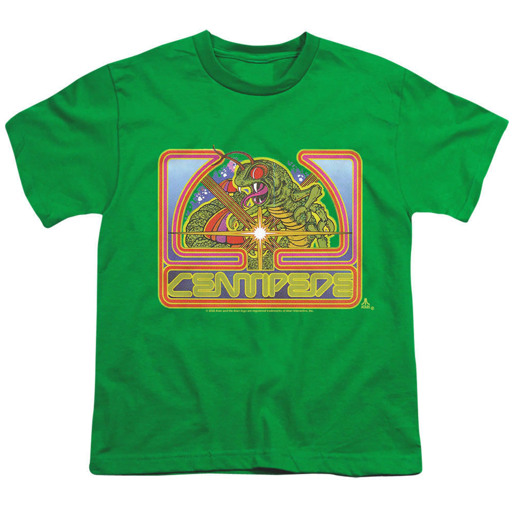 ATARI/CENTIPEDE GREEN - S/S YOUTH 18/1 - KELLY GREEN