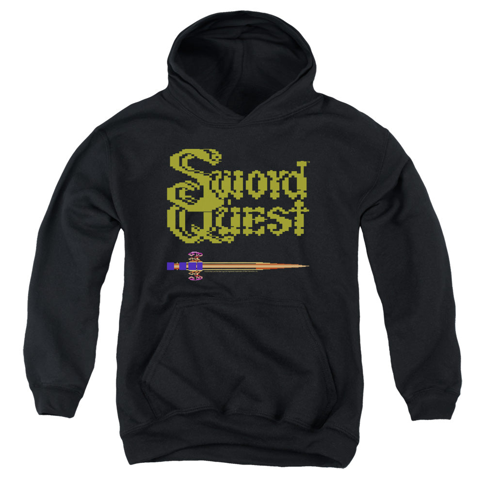 ATARI/8 BIT SWORD - YOUTH PULLOVER HOODIE - BLACK