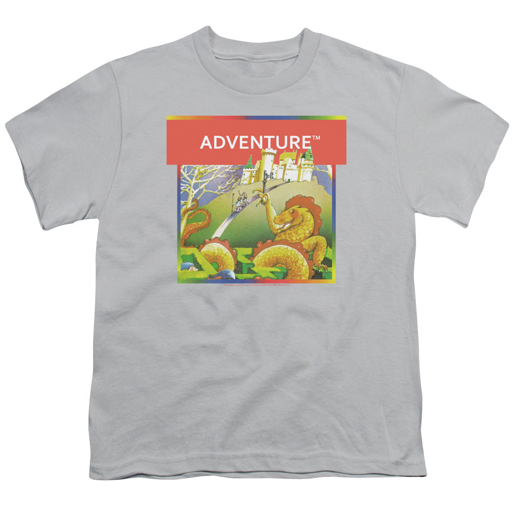 ATARI/ADVENTURE BOX ART - S/S YOUTH 18/1 - SILVER
