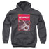 ATARI/TEMPEST BOX ART - YOUTH PULLOVER HOODIE - CHARCOAL