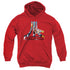 ATARI/ASTEROIDS ATARI - YOUTH PULLOVER HOODIE - RED
