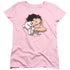 BETTY BOOP/WINK WINK - S/S WOMENS TEE - PINK