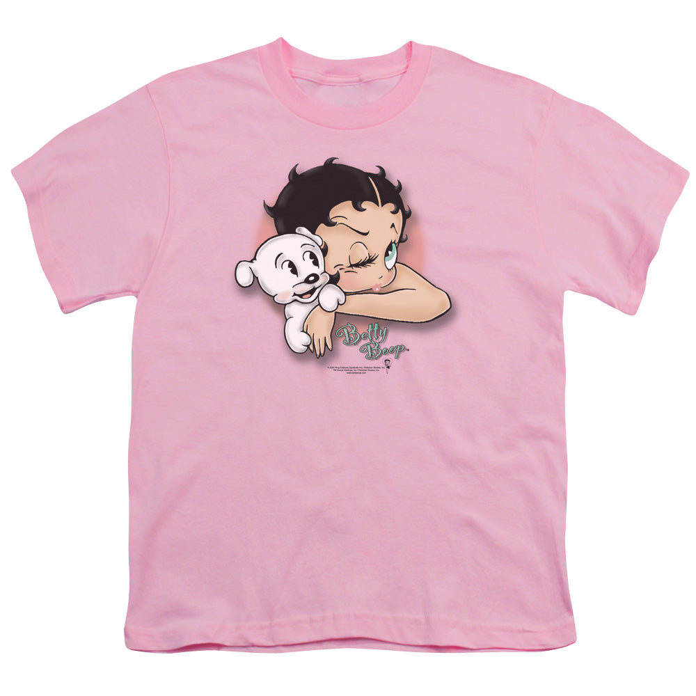 BETTY BOOP/WINK WINK - S/S YOUTH 18/1 - PINK