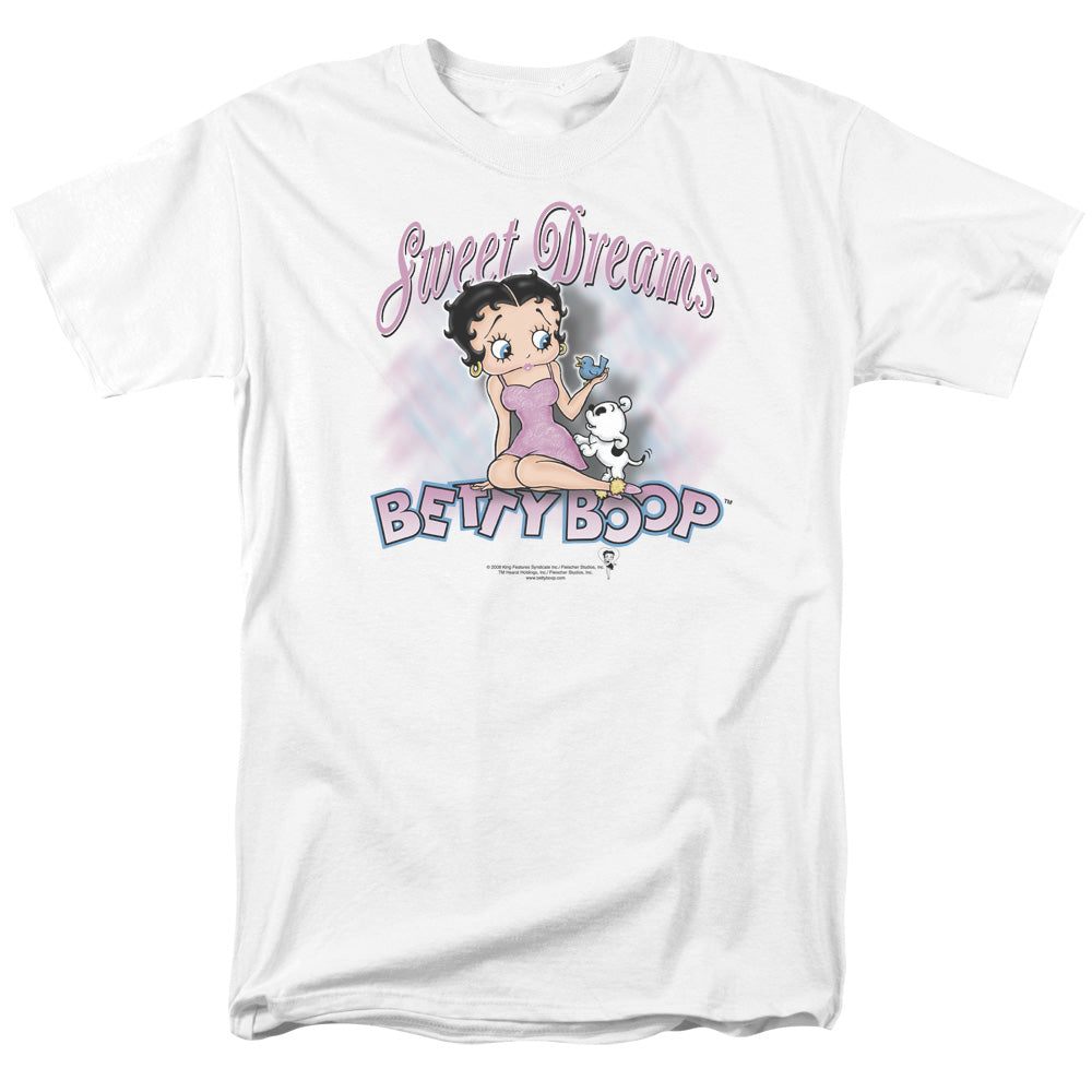 BETTY BOOP/SWEET DREAMS - S/S ADULT 18/1 - WHITE