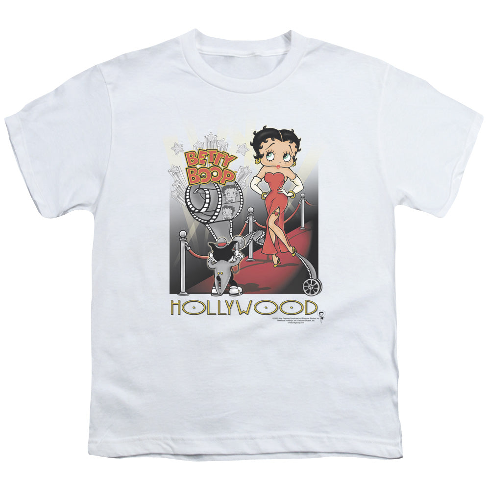BETTY BOOP/HOLLYWOOD - S/S YOUTH 18/1 - WHITE