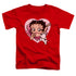 BETTY BOOP/I LOVE BETTY - S/S TODDLER TEE - RED