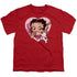 BETTY BOOP/I LOVE BETTY - S/S YOUTH 18/1 - RED