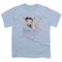 BETTY BOOP/PINK CHAMPAGNE - S/S YOUTH 18/1 - LIGHT BLUE
