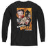 BETTY BOOP/BOYFRIEND THE BEAST - YOUTH LONG SLEEVE TEE - BLACK