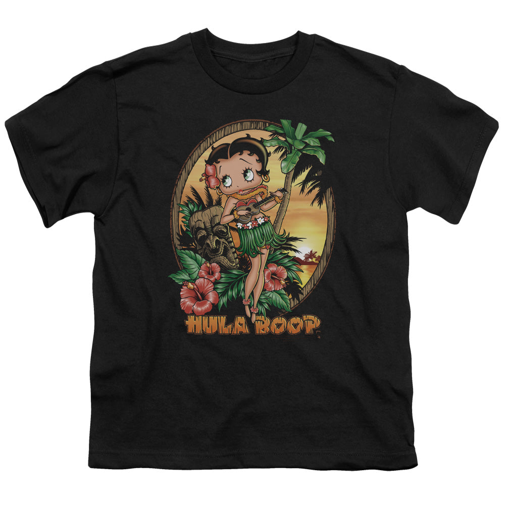 BETTY BOOP/HULA BOOP II - S/S YOUTH 18/1 - BLACK