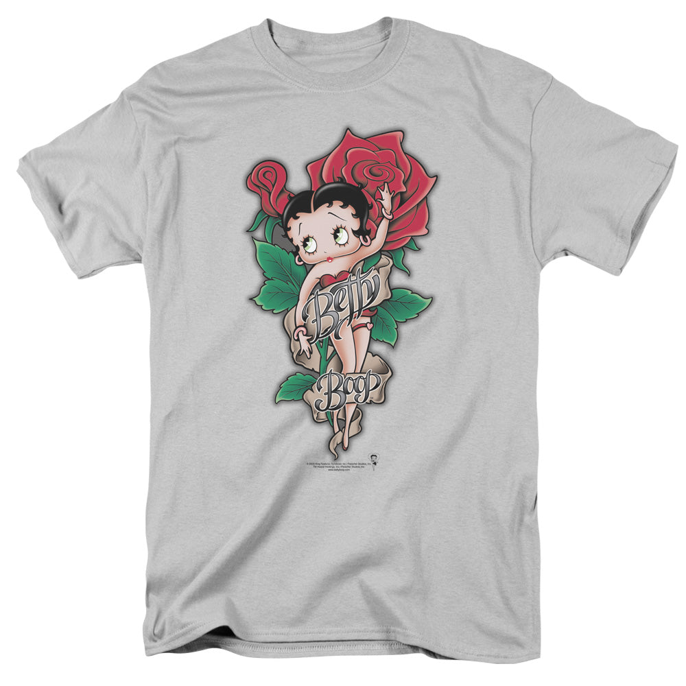 BETTY BOOP/TATTOO - S/S ADULT 18/1 - SILVER