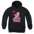 BETTY BOOP/SEXY STAR - YOUTH PULLOVER HOODIE - BLACK