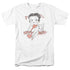 BETTY BOOP/CLASSIC WITH PUP - S/S ADULT 18/1 - WHITE