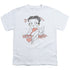 BETTY BOOP/CLASSIC WITH PUP - S/S YOUTH 18/1 - WHITE