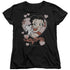 BETTY BOOP/CLASSIC KISS - S/S WOMENS TEE - BLACK