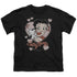 BETTY BOOP/CLASSIC KISS - S/S YOUTH 18/1 - BLACK