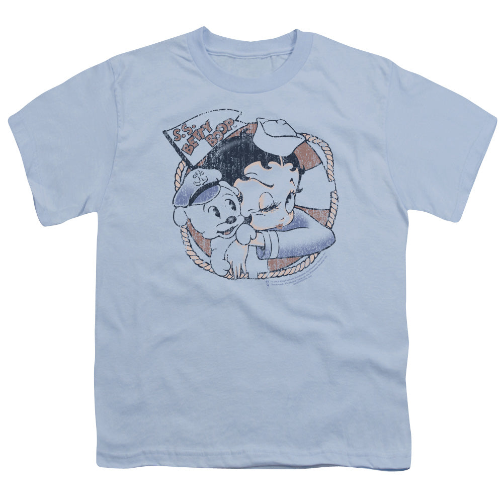 BETTY BOOP/S.S. VINTAGE - S/S YOUTH 18/1 - LIGHT BLUE