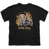 BETTY BOOP/BIKER FLAMES BOOP - S/S YOUTH 18/1 - BLACK