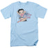 BETTY BOOP/ALL AMERICAN GIRL - S/S ADULT 18/1 - LIGHT BLUE