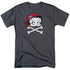 BETTY BOOP/PIRATE - S/S ADULT 18/1 - CHARCOAL