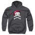 BETTY BOOP/PIRATE - YOUTH PULLOVER HOODIE - CHARCOAL