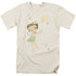 BETTY BOOP/HULA FLOWERS - S/S ADULT 18/1 - CREAM