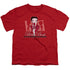 BETTY BOOP/TIMELESS BEAUTY - S/S YOUTH 18/1 - RED