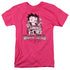 BETTY BOOP/BORN WILD - S/S ADULT 18/1 - HOT PINK