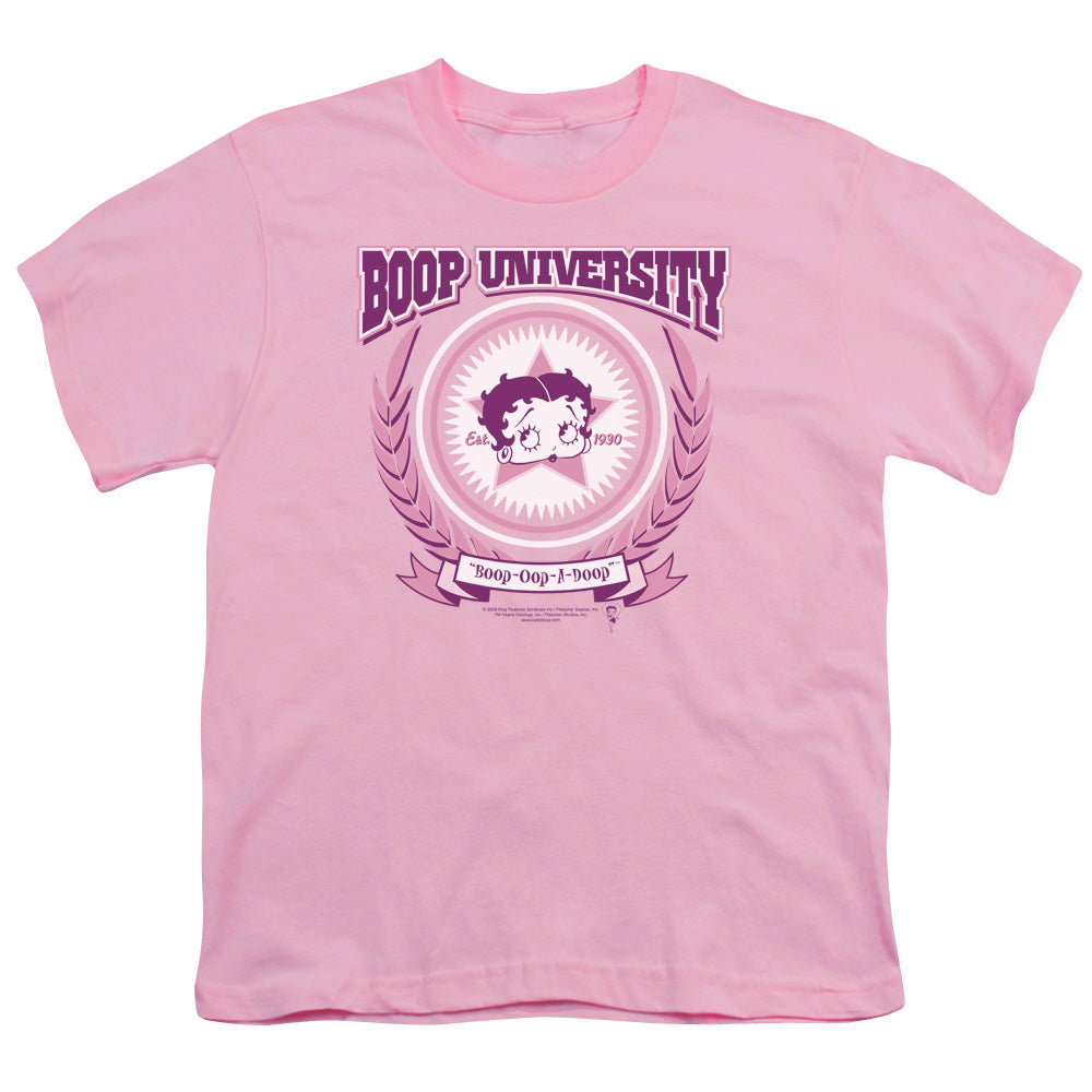 BETTY BOOP/BOOP UNIVERSITY - S/S YOUTH 18/1 - PINK