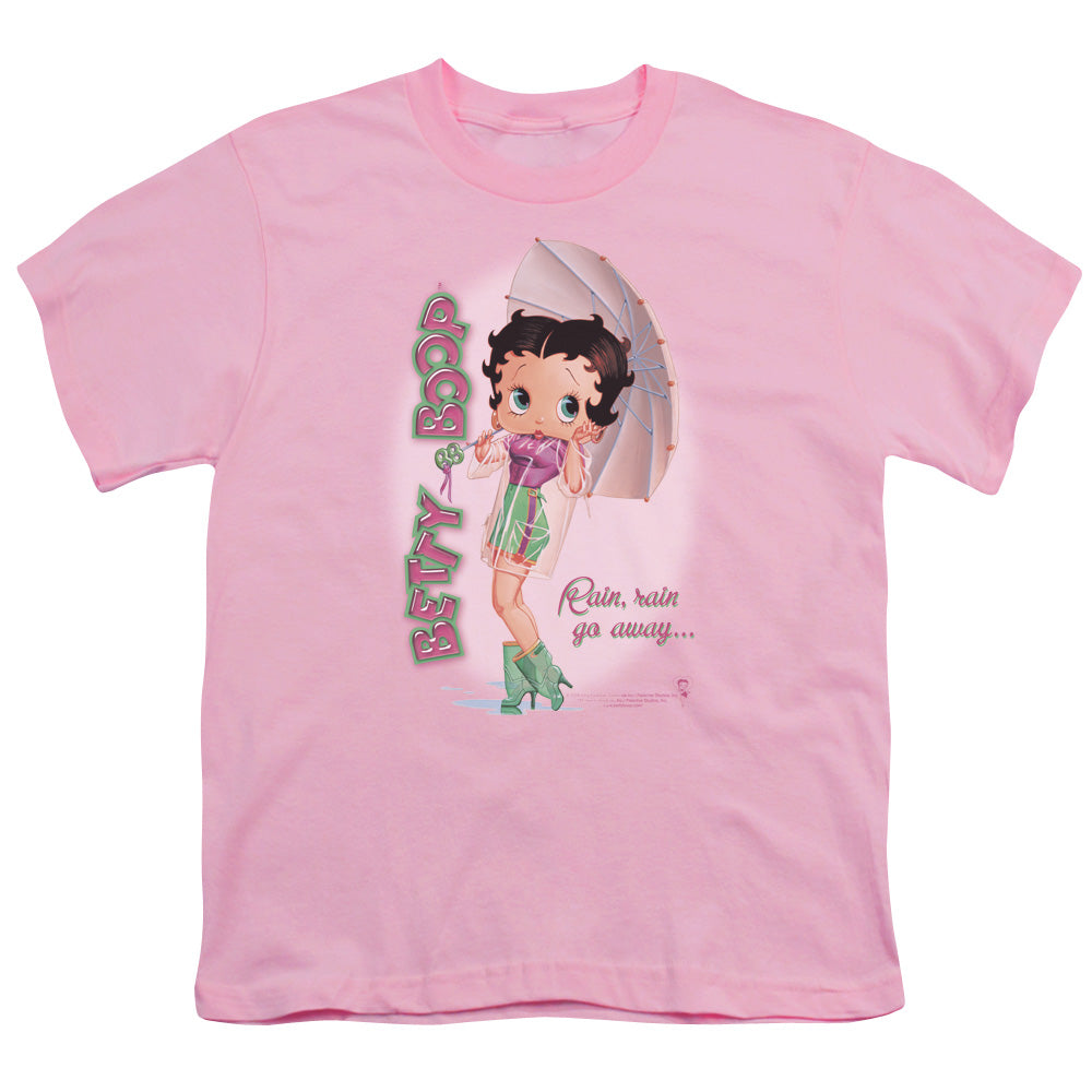 BETTY BOOP/RAIN RAIN GO AWAY - S/S YOUTH 18/1 - PINK