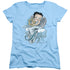 BETTY BOOP/I BELIEVE IN ANGELS - S/S WOMENS TEE - LIGHT BLUE