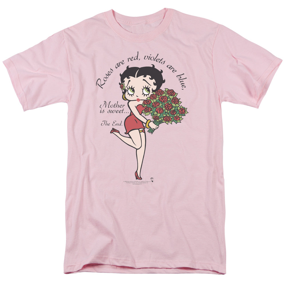BETTY BOOP/MOTHER IS SWEET - S/S ADULT 18/1 - PINK