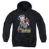 BETTY BOOP/NOT YOUR AVERAGE MOTHER - YOUTH PULLOVER HOODIE - BLACK