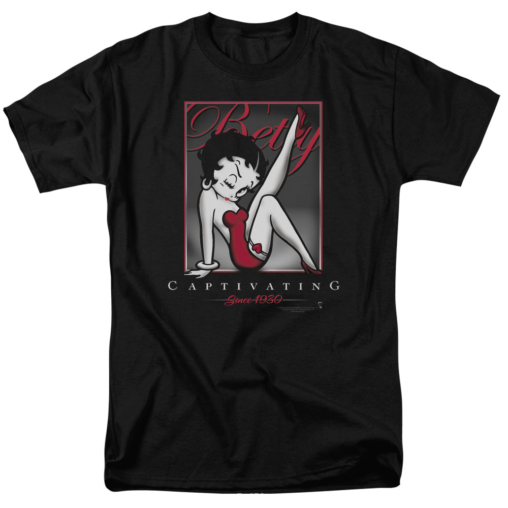 BETTY BOOP/CAPTIVATING - S/S ADULT 18/1 - BLACK