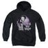 BETTY BOOP/MY WAY - YOUTH PULLOVER HOODIE - BLACK