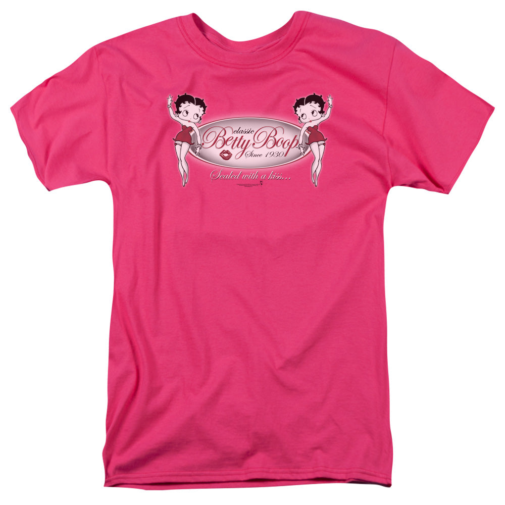 BETTY BOOP/CLASSIC BOOP - S/S ADULT 18/1 - HOT PINK