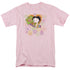 BETTY BOOP/PEACE LOVE AND BOOP - S/S ADULT 18/1 - PINK