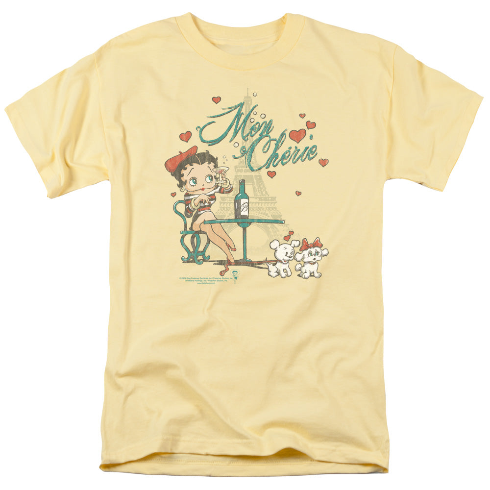 BETTY BOOP/MON CHERIE - S/S ADULT 18/1 - BANANA