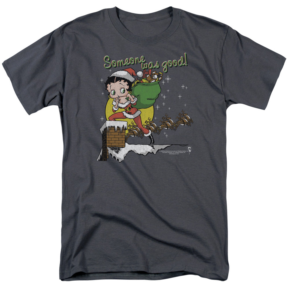 BETTY BOOP/CHIMNEY - S/S ADULT 18/1 - CHARCOAL