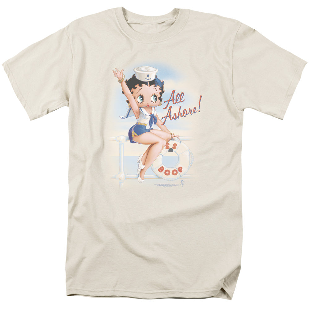 BETTY BOOP/ALL ASHORE - S/S ADULT 18/1 - CREAM