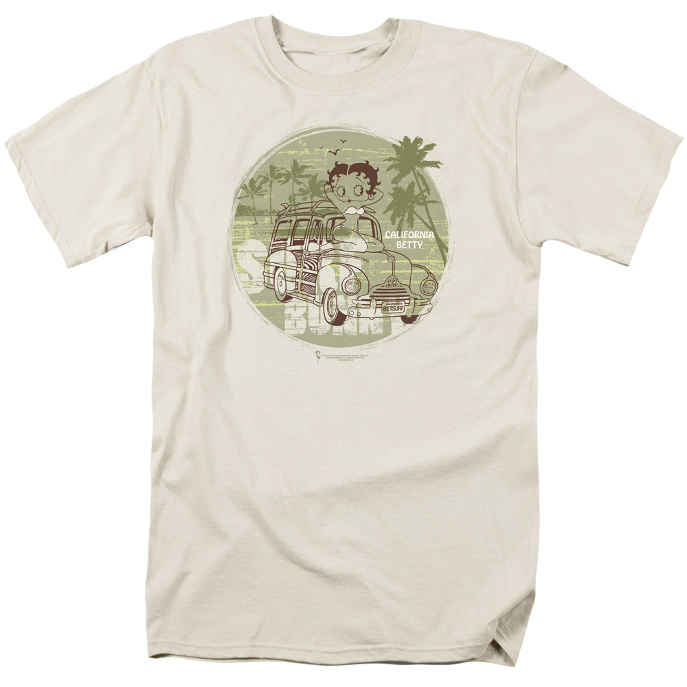 BETTY BOOP/CALIFORNIA - S/S ADULT 18/1 - CREAM