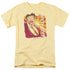 BETTY BOOP/SUNSET SURF - S/S ADULT 18/1 - BANANA
