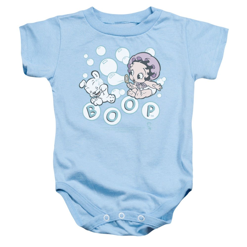 BETTY BOOP/BABY BUBBLES - INFANT SNAPSUIT - LIGHT BLUE