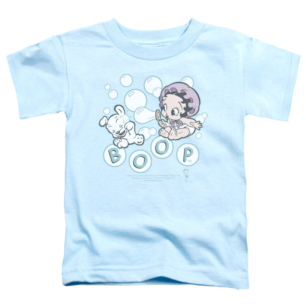 BETTY BOOP/BABY BUBBLES - S/S TODDLER TEE - LIGHT BLUE