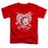 BETTY BOOP/BABY HEART - S/S TODDLER TEE - RED