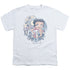 BETTY BOOP/ALOHA - S/S YOUTH 18/1 - WHITE