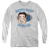 BETTY BOOP/JEAN CO - YOUTH LONG SLEEVE TEE - ATHLETIC HEATHER