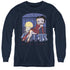BETTY BOOP/MOONLIGHT - YOUTH LONG SLEEVE TEE - NAVY